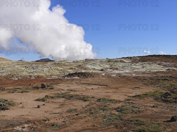 The Gunnuhver high-temperature area in Iceland