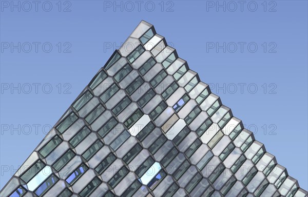 Harpa, the concert hall and opera house in Reykjavik, Iceland, Europe