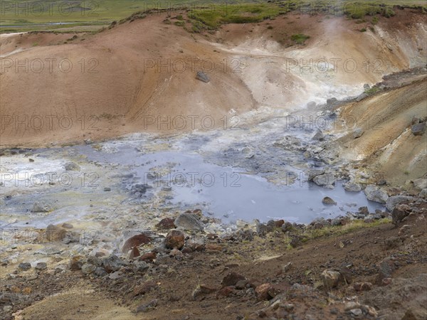 Seltun solfatar field in the Krysuvik volcanic system in the south of the Reykjanes peninsula in