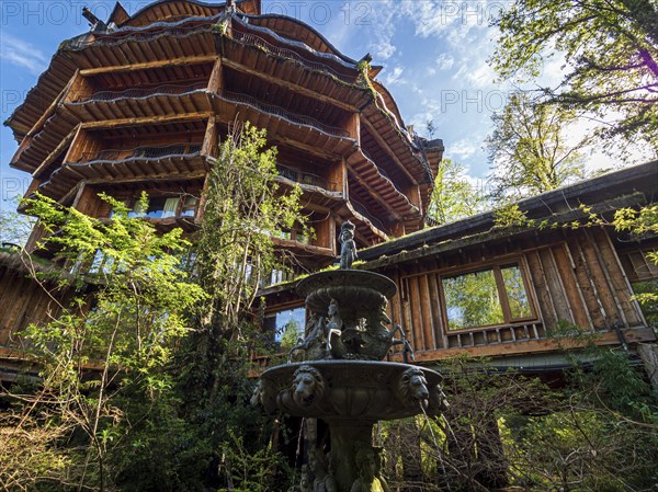 Nothofagus Hotel, Reserva Biologica Huilo Huilo, Chile, South America