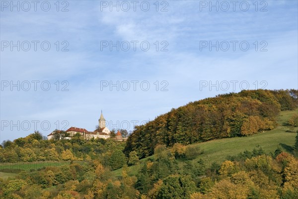 The Leuchtenburg castle near Jena near Kahla in Saaleholzland in autumn