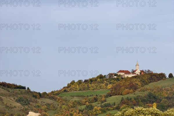 The Leuchtenburg castle near Jena near Kahla in Saaleholzland in autumn