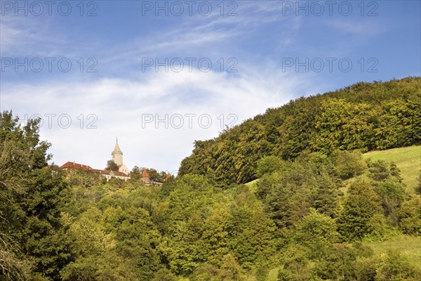 The Leuchtenburg castle near Jena near Kahla in Saaleholzland