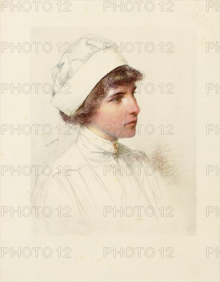 The Allies in World War I, America, Hospital Nurse, Miss HWS, from Christianburg, Virginia,