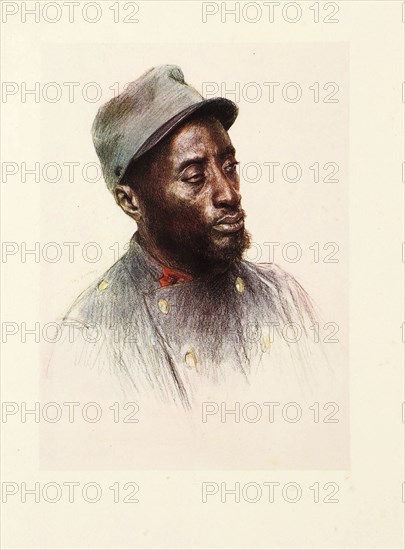 The Allies in the First World War, France, Senegalese Auxiliary, Historical, digitally restored
