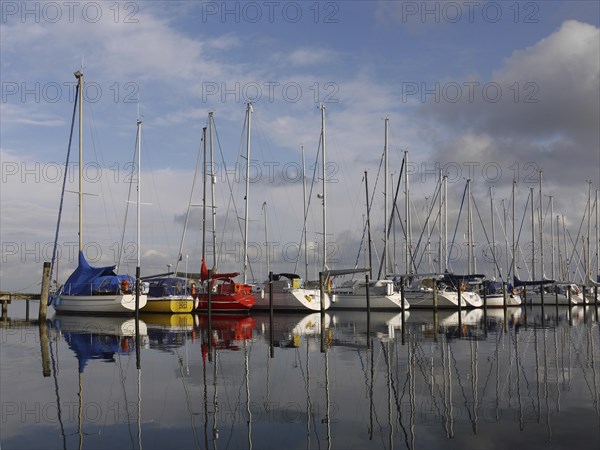 Jetty 12 in the large Heiligenhafen marina
