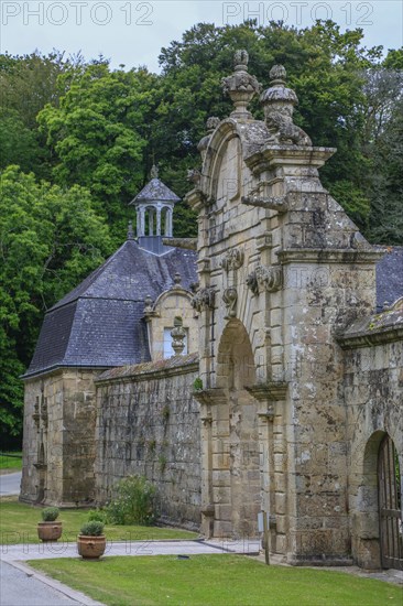 Manoir du Hilguy, former aristocratic residence, now a holiday resort of the British The Holiday