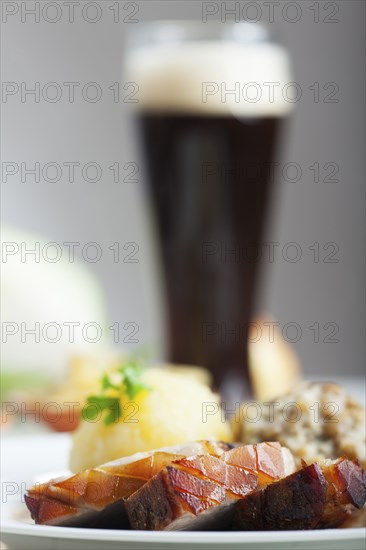 Bavarian roast pork and wheat beer