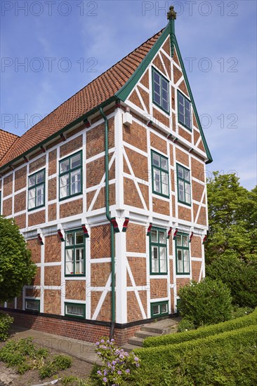 Town Hall Jork, Altes Land, District of Stade, Lower Saxony, Germany, Europe