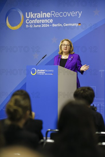 Ukraine Recovery Conference URC. Svenja Schulze (SPD), Federal Minister for Economic Cooperation