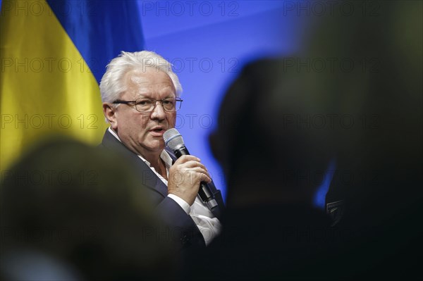 Ukraine Recovery Conference URC in Berlin. Armin Papperger, CEO Rheinmetall. 'ÄôPhoto taken as