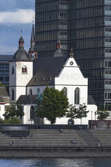 The monastery church of Alt St. Heribert is one of the 13 small Romanesque churches looked after by