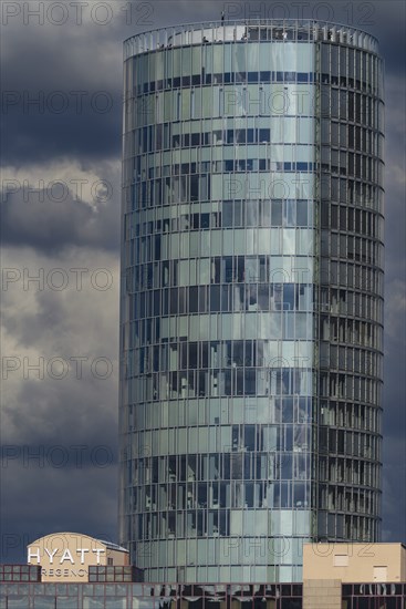 LVR Tower, Cologne Triangle, headquarters of the European Aviation Safety Agency, EASA, and Hyatt
