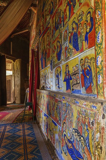 Ura Kidane Mehret Church, monastery on Zege Peninsula in Lake Tana