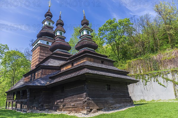 Prague, Czech Republic: Church of the Archangel Michael built in 18th century burnt down in 2020