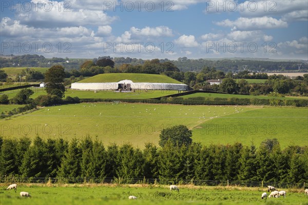 Newgrange, a prehistoric monument built during the Neolithic period, one of the most popular