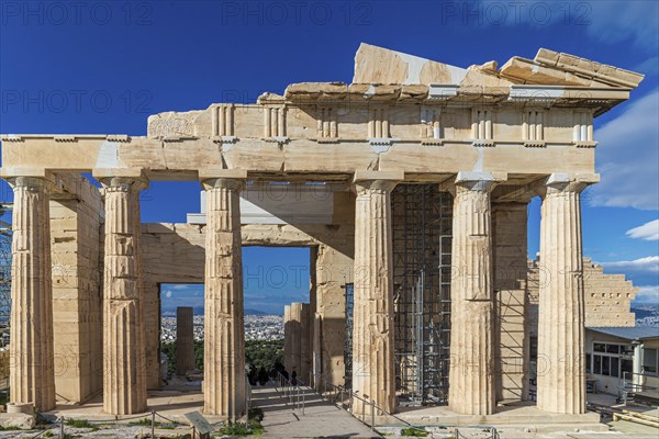 Acropolis Hill in Athens of Greece
