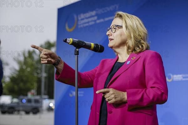 Ukraine Recovery Conference URC. Svenja Schulze (SPD), Federal Minister for Economic Cooperation