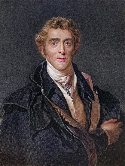 Arthur Wellesley, 1st Duke of Wellington, 1769-1852, British soldier and statesman. Painted by T.