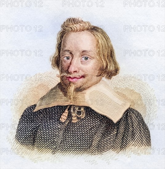 John Pym, 1584 to 1643, English Parliamentarian, Chairman of the Long Parliament, digitally