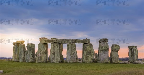 The famous Stonehenge around Fall