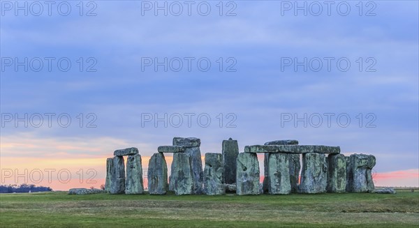 The famous Stonehenge around Fall