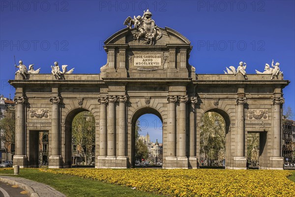The Alcala Door (Puerta de Alcala) is a one of the ancient doors of the city of Madrid, Spain,