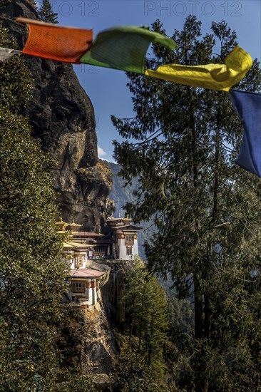 The Taktshang Palphug monastery on it's steep cliff