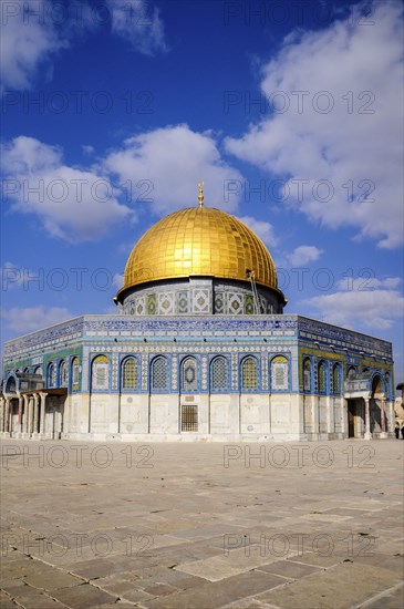 The Dome of the Rock with its golden cupola