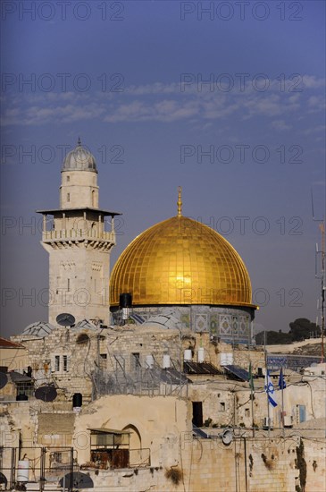 The Dome of the Rock with its golden cupola