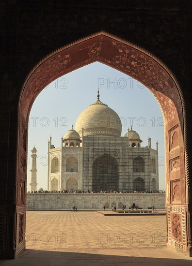 The Taj Mahal in Agra, India is the most visited landmark in India