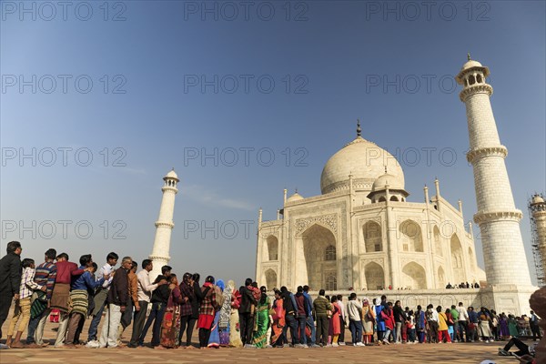 The Taj Mahal in Agra, India is the most visited landmark in India