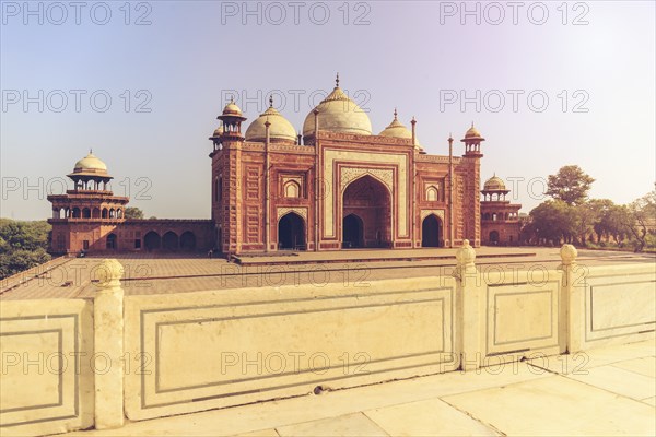 The Taj Mahal in Agra, India is the most visited landmark in India