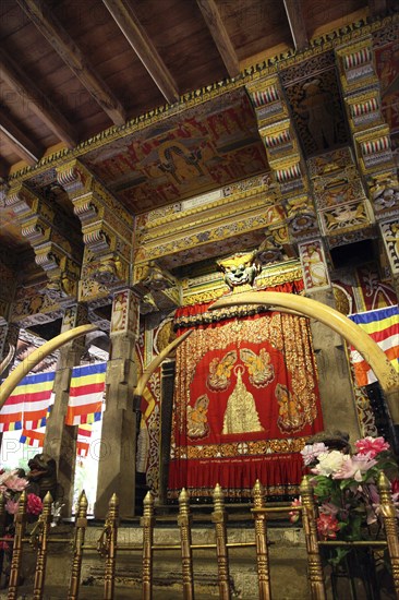 Dalada Maligawa or buddhist temple of the sacred tooth relic