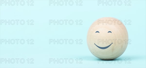 Happy smiling face, love and emotion, mental health concept, positive thinking mind and attitude,