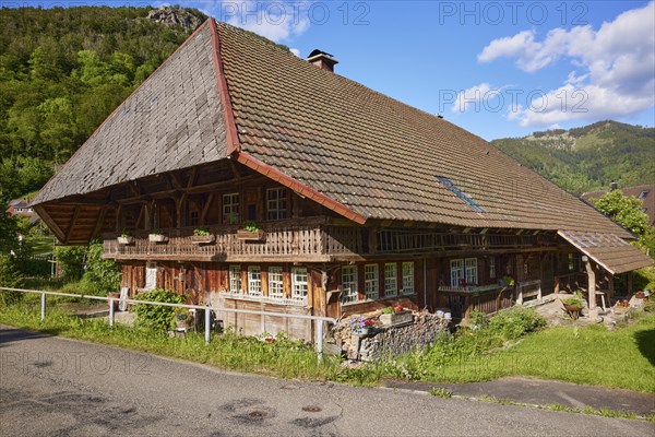 Black Forest house in the district of Geschwend, Todtnau, Black Forest, district of Lorrach,