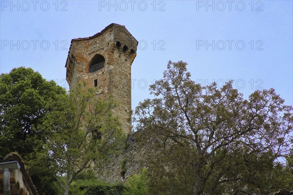 Historic Tour Pentagonale built in 1359, tower, pentagonal, Castellane, Provençal Alps, Western