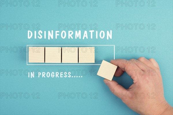 Disinformation and propaganda, facts and fake news, conspiracy theory concept, media and