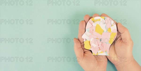 Mind with puzzle pieces, attention deficit hyperactivity disorder, ADHD symptom, mental health