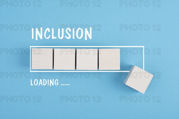 Inclusion loading, diversity, equity and human rights, fairness and respect, no discrimination and