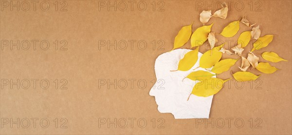 Dementia diagnosis, ParkinsonÂ´s disease, Alzheimer awareness day, memory loss disorder, brain with