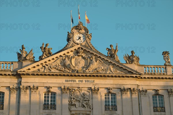 City hall in Nancy, France, Place stanislas, departement Lorraine, Europe