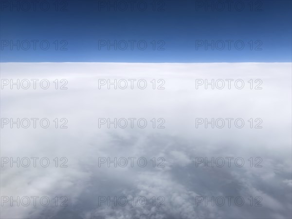 Aerial view View from high altitude 35000 feet around 10700 metres 11 kilometres from above to the