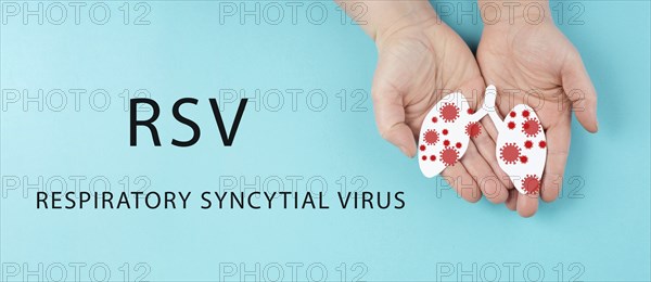 RSV, respiratory syncytial virus, human orthopneumovirus, contagious child disease of the lung