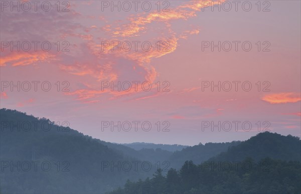Smoky Mountain sunrise. USA