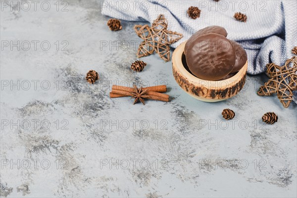 Nurnberg elisen gingerbread, traditional german chocolate coated christmas sweets