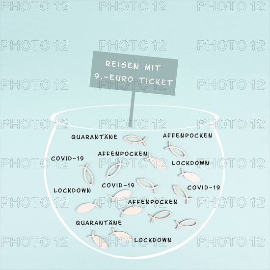Traveling with the bus and train with the 9 Euro ticket in Germany, risk for infection with