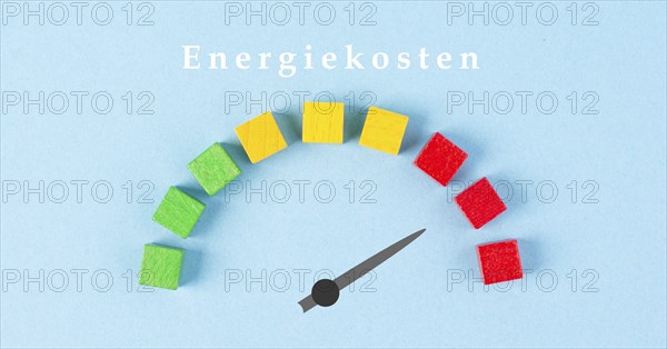 The german word for energy costs is standung over the tachometer, high increase in the price,