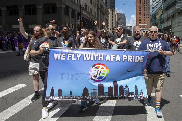 Detroit, Michigan USA, 9 June 2024, Gay, lesbian, bisexual, and transgender activists and their