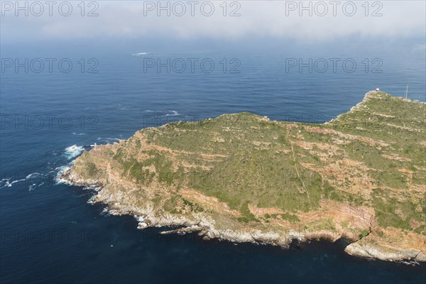 Cape Point South Africa aerial view shot from a helicopter